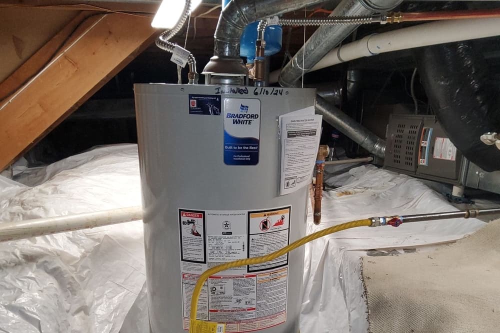 bad water heater repaired