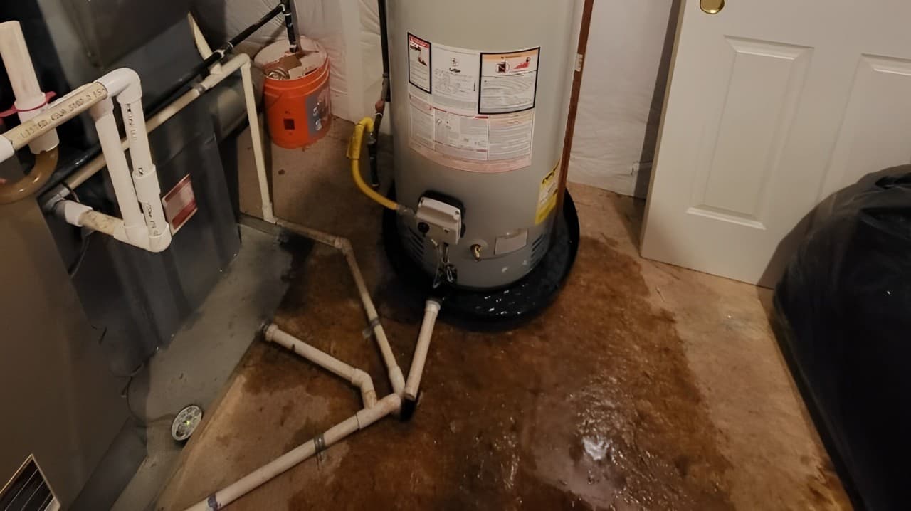 leaky water heater repair