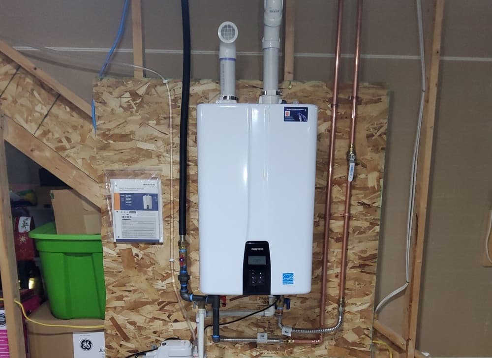 tankless water heater upgrade