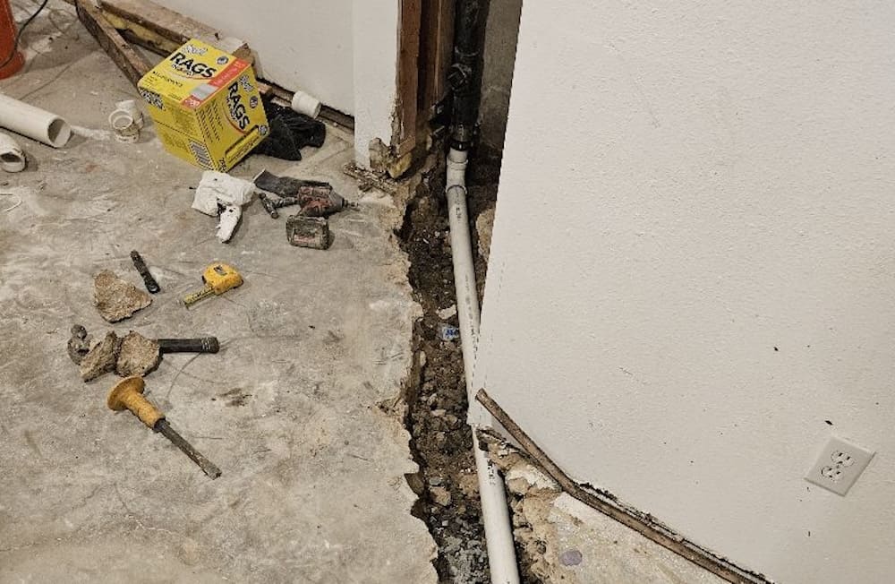 plumbing slab leak repair