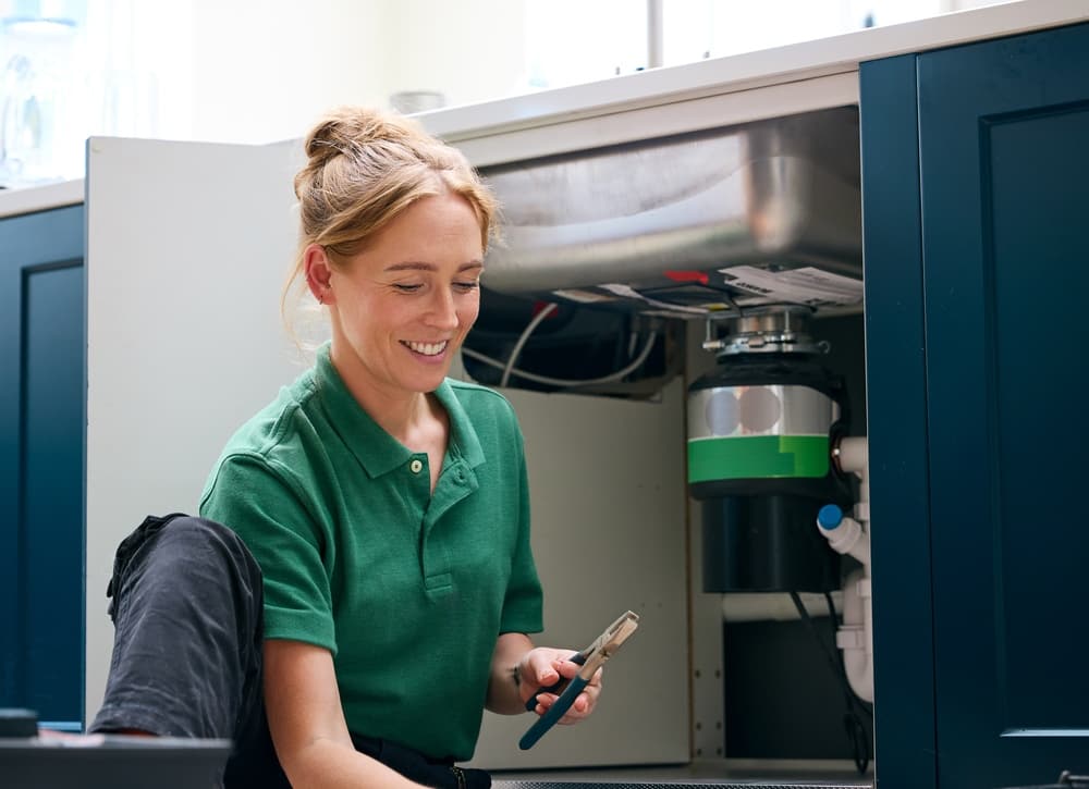 professional garbage disposal unit installation