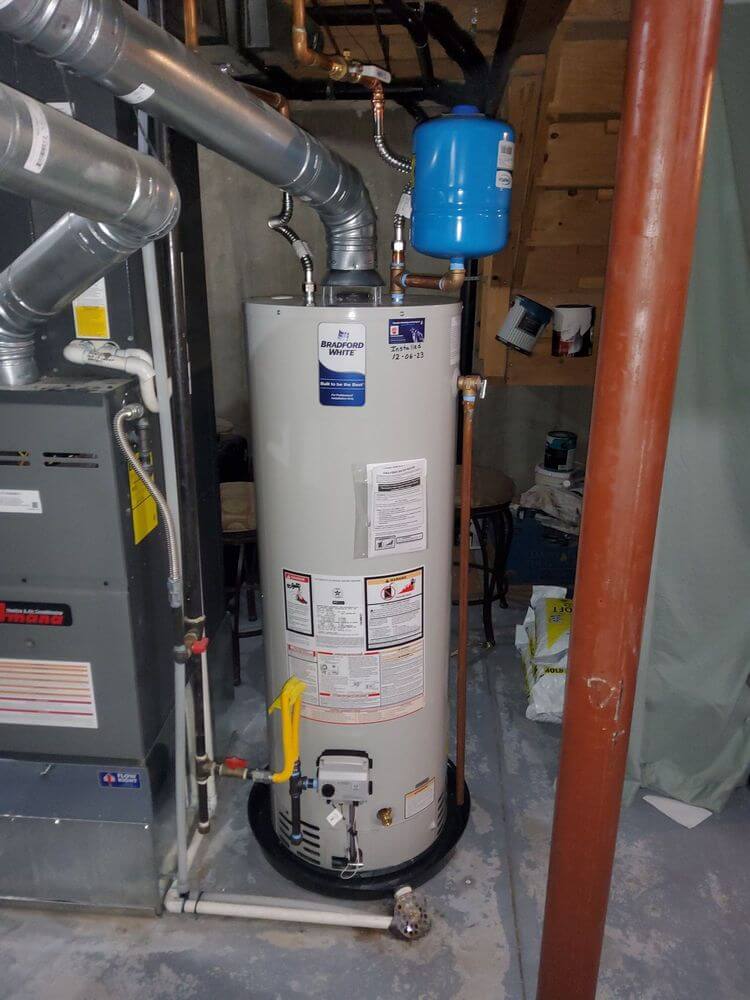 tank hot water heater with boiler