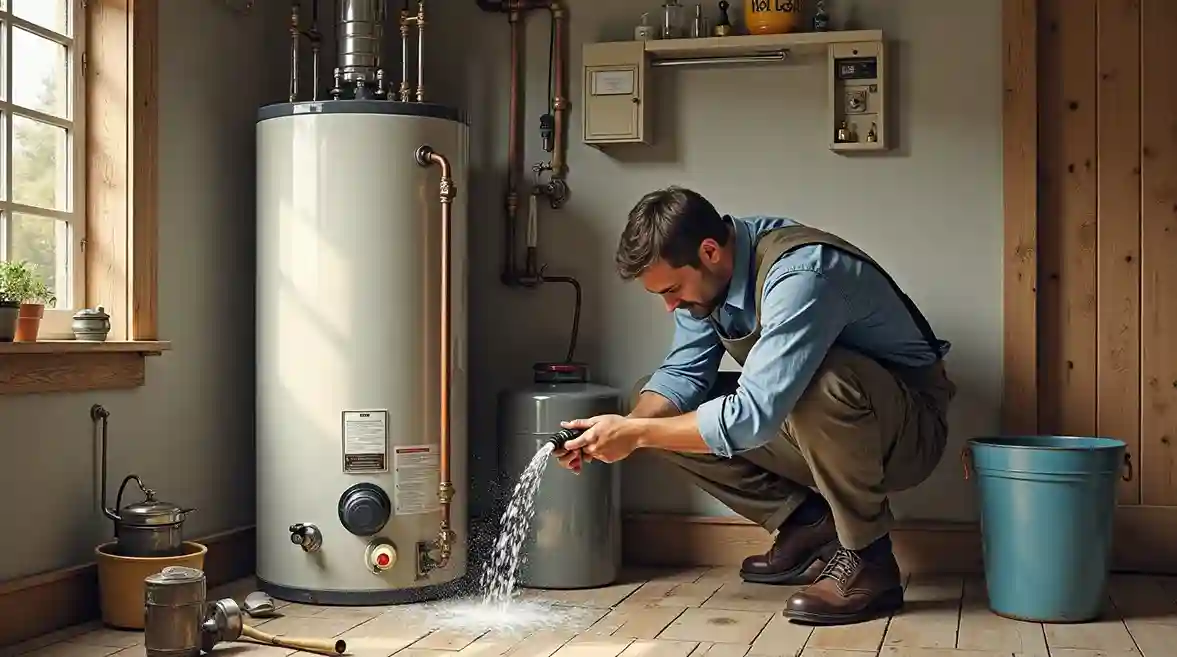drain and flush water heater