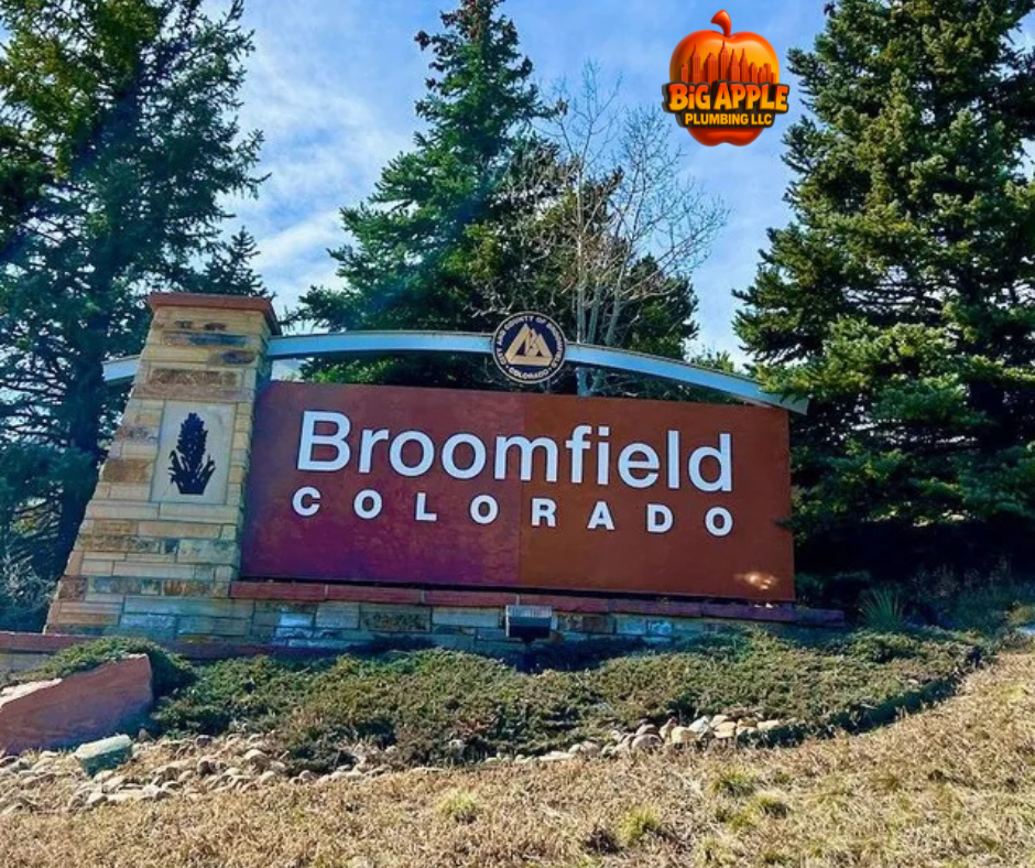 Big Apple Plumbing Over Broomfield monument